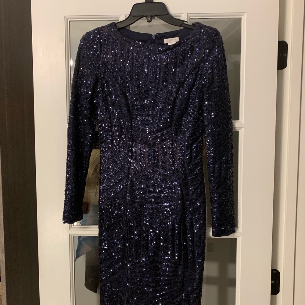 Sequins cache dress